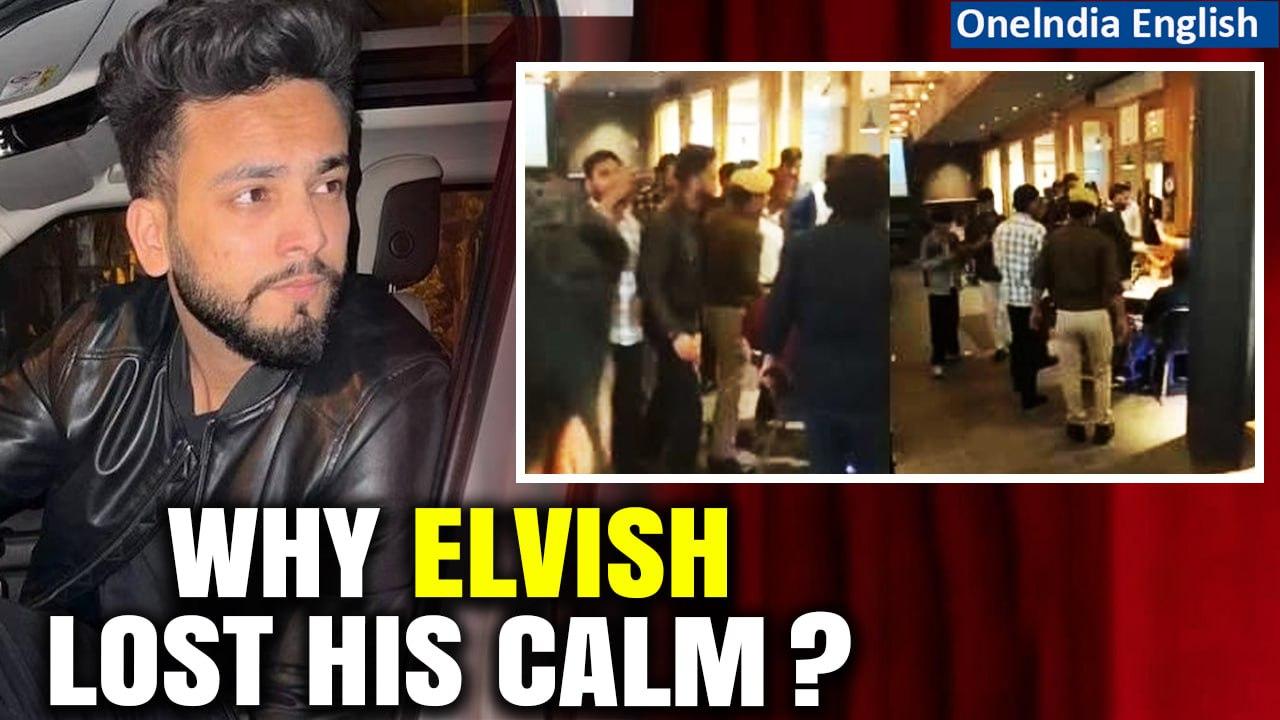 Watch: Elvish Yadav Slaps Man in Restaurant, Later Clarifies: Full Incident Uncovered |Oneindia News