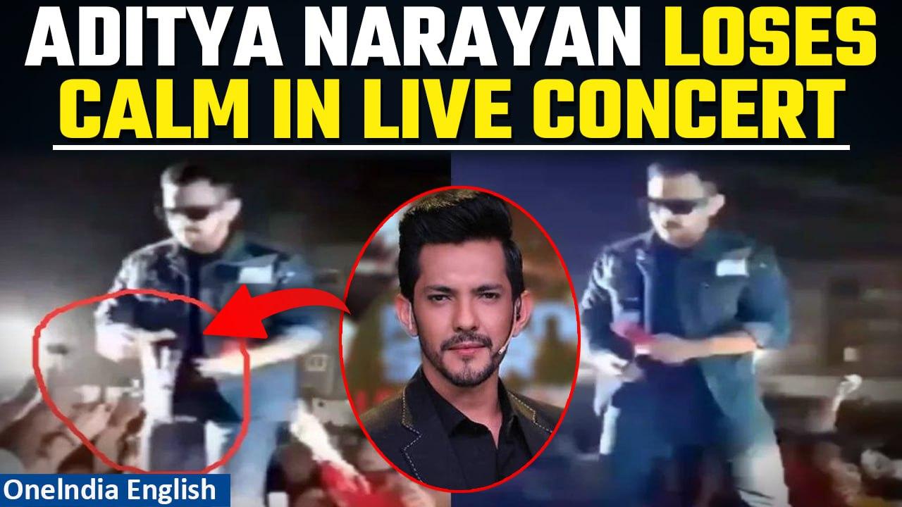 Aditya Narayan's Concert Controversy: Fan Confrontation Caught on Camera | Oneindia News