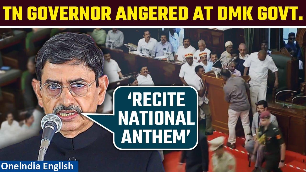 Tamil Nadu Governor Skips Address to DMK Govt, Citing Issue over National Anthem| Oneindia News