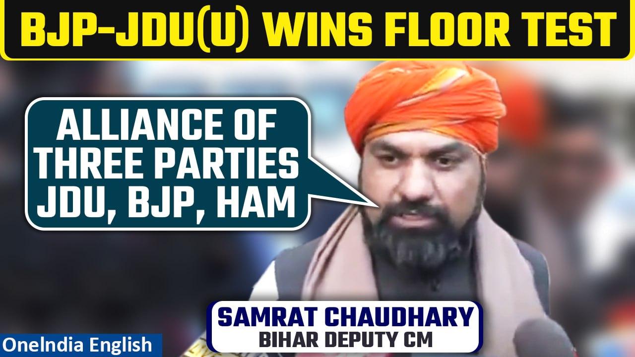 Bihar: Nitish Kumar Wins Floor Test, Deputy CM Samrat Chaudhary's Take| Oneindia News