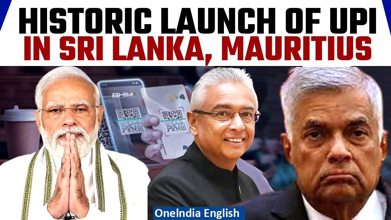 UPI launches in Sri Lanka and Mauritius, Modi calls it ‘uniting partners with India’ | Oneindia News