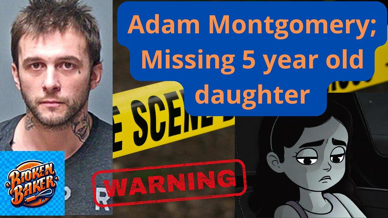 Adam Montgomery; Missing 5 year old daughter day 4 Kayla back on the stand