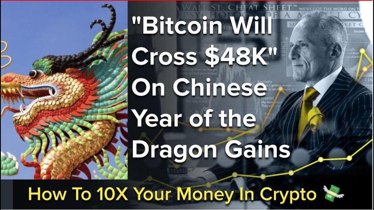 "Bitcoin Will Cross $48K" On Chinese Year of the Dragon Gains