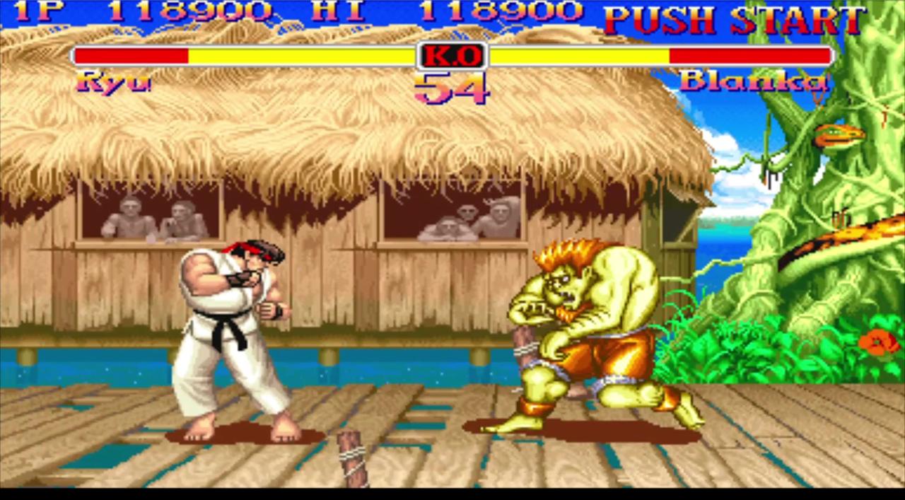 Ryu vs Blanka
