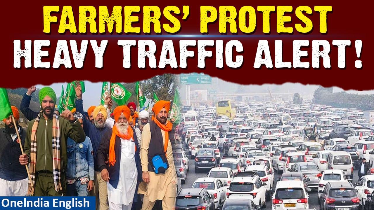 'Delhi Chalo' Farmers' Protest:Heavy vehicular traffic on Delhi-Noida-Delhi (DND) road|Oneindia News