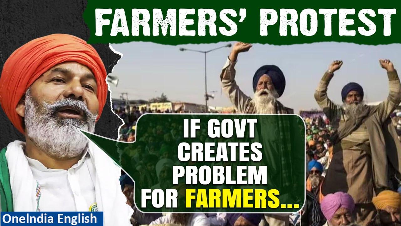 Farmers’ Protest: Rakesh Tikait extends support for the farmers marching towards Delhi | Oneindia