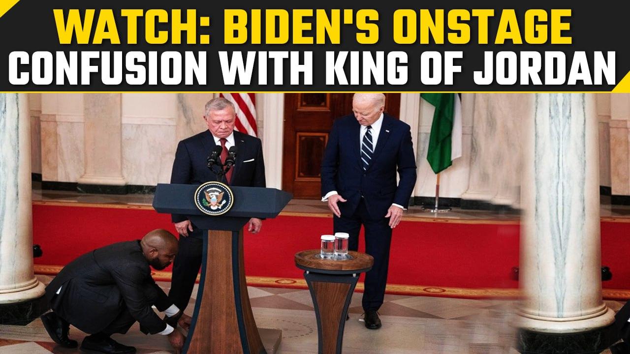 Joe Biden's recent slip-up: Moment of confusion during appearance with King of Jordan | Oneindia