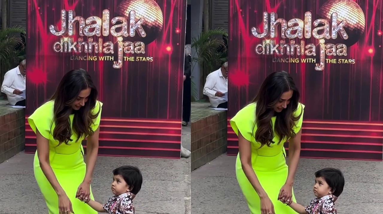 Malaika slays the recent trend of neon green, fans are impressed by her looks