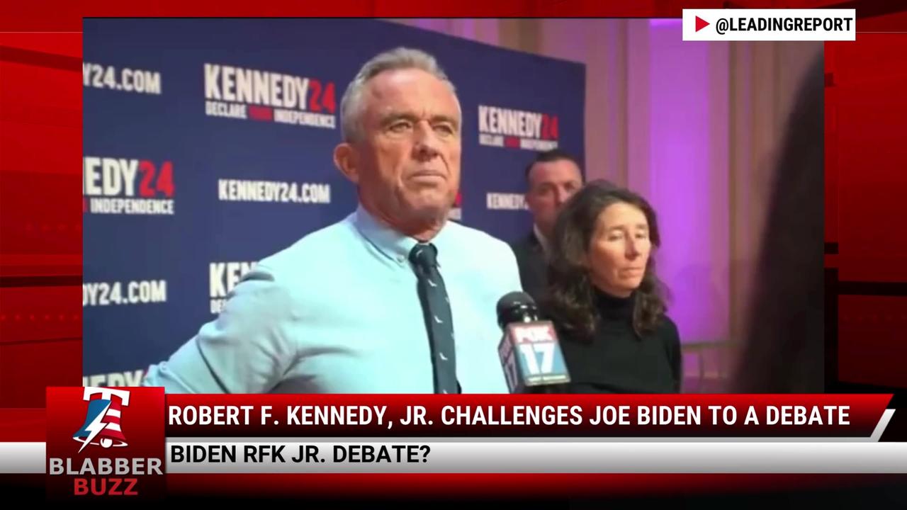 Robert F. Kennedy, Jr. Challenges Joe Biden To A Debate newsR VIDEO