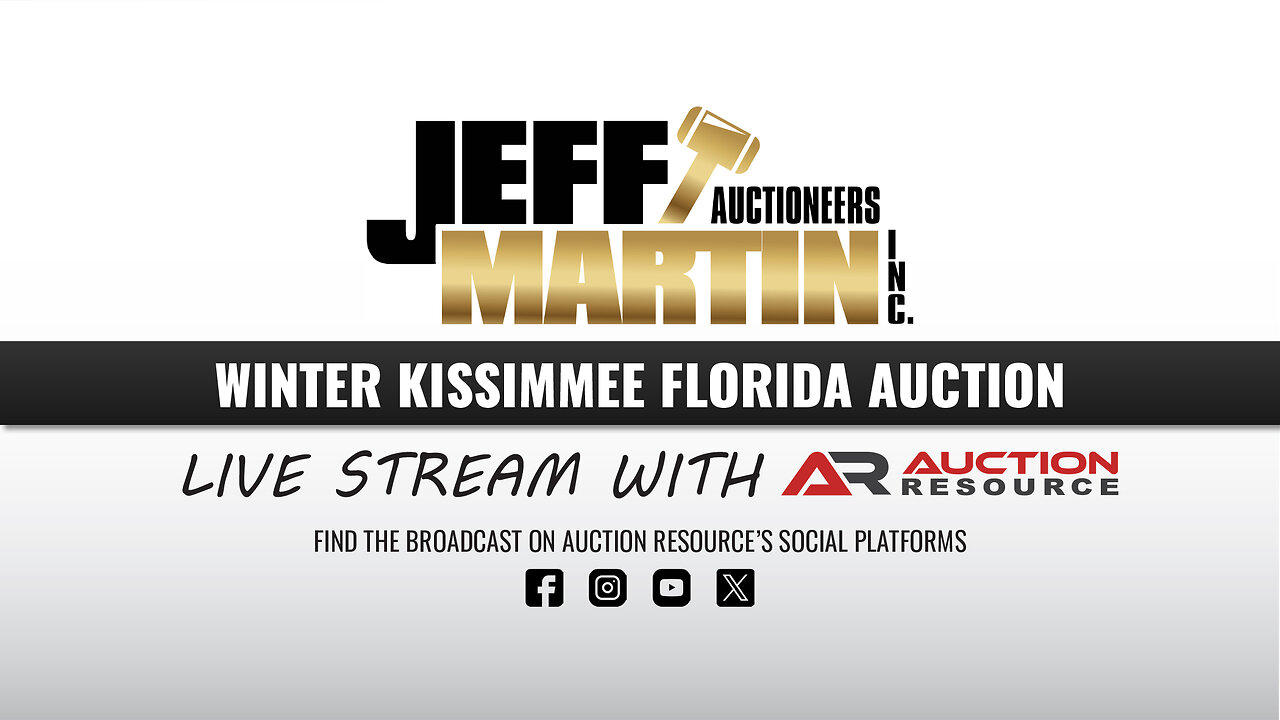 Jeff Martin Auctioneers LIVE in Kissimmee, FL