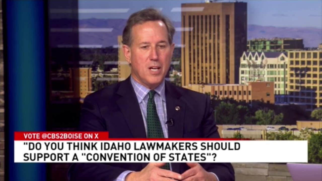 In the News: Rick Santorum Champions Convention of States in Idaho