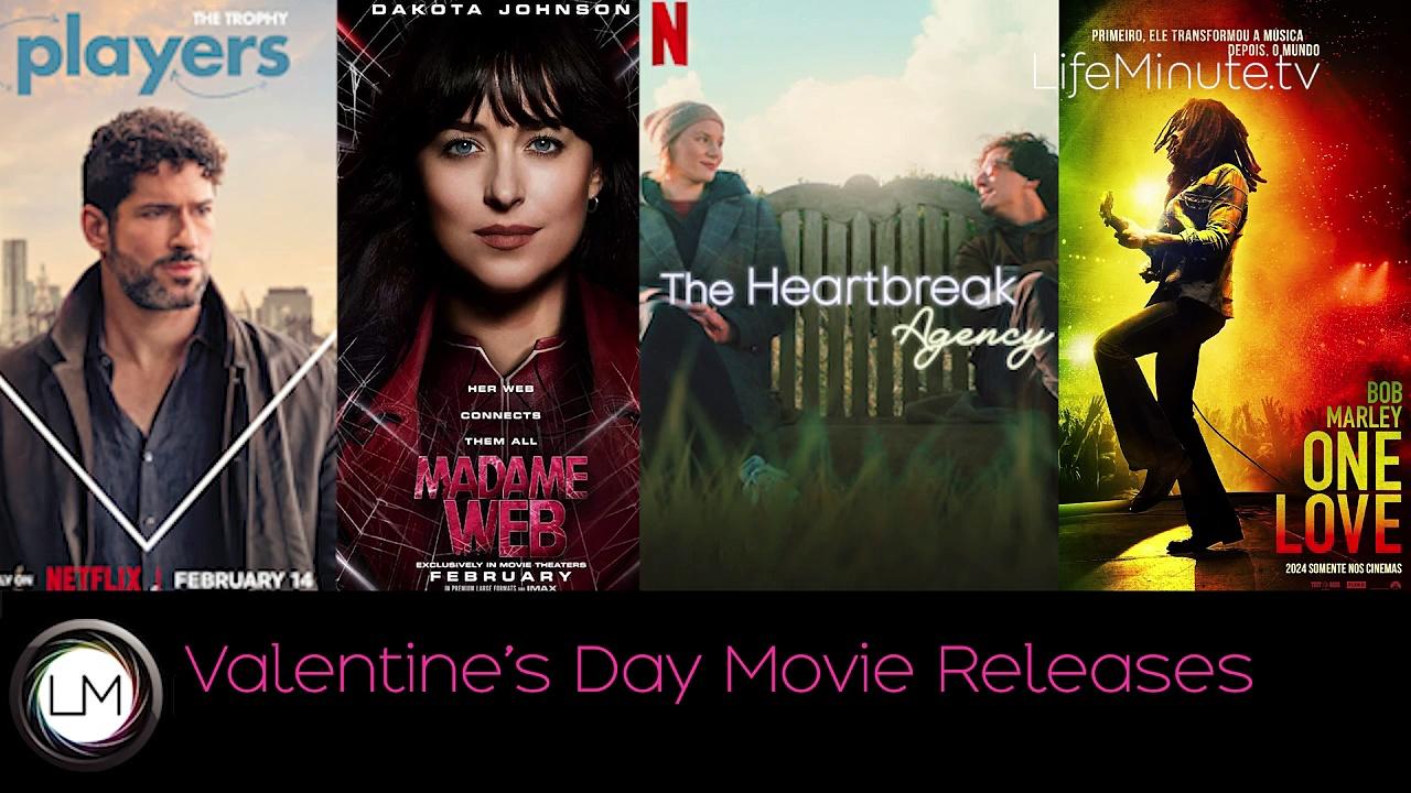 Valentine's Day Movie Releases: Bob Marley: One Love, Madame Web, Players, and The Heartbreak Agency