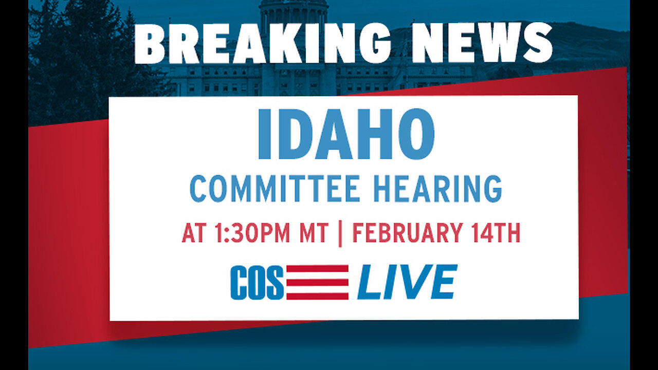 Idaho Senate Committee to VOTE on Convention of States | COS LIVE