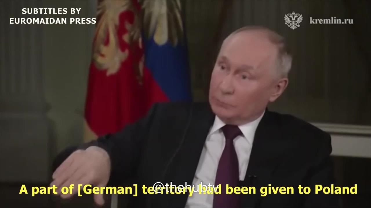 Vladimir Putin defends Hitler