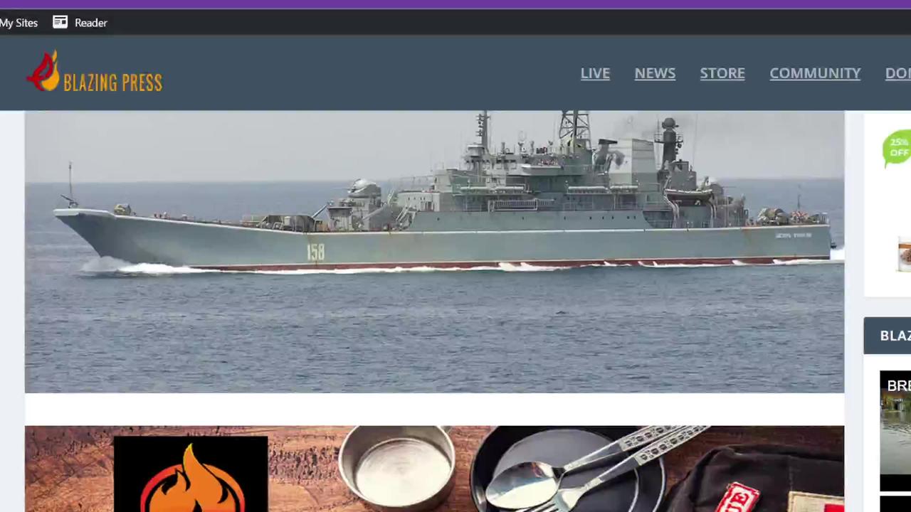BREAKING NEWS - RUSSIAN NAVY SHIP SUNK BY UKRAINIAN NAVAL DRONES! [VIDEO]