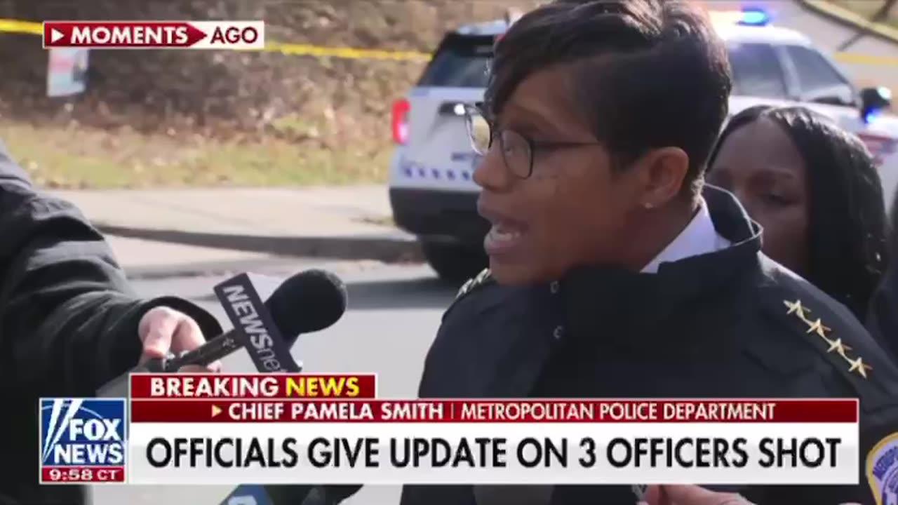 Officials give update on 3 officers shot