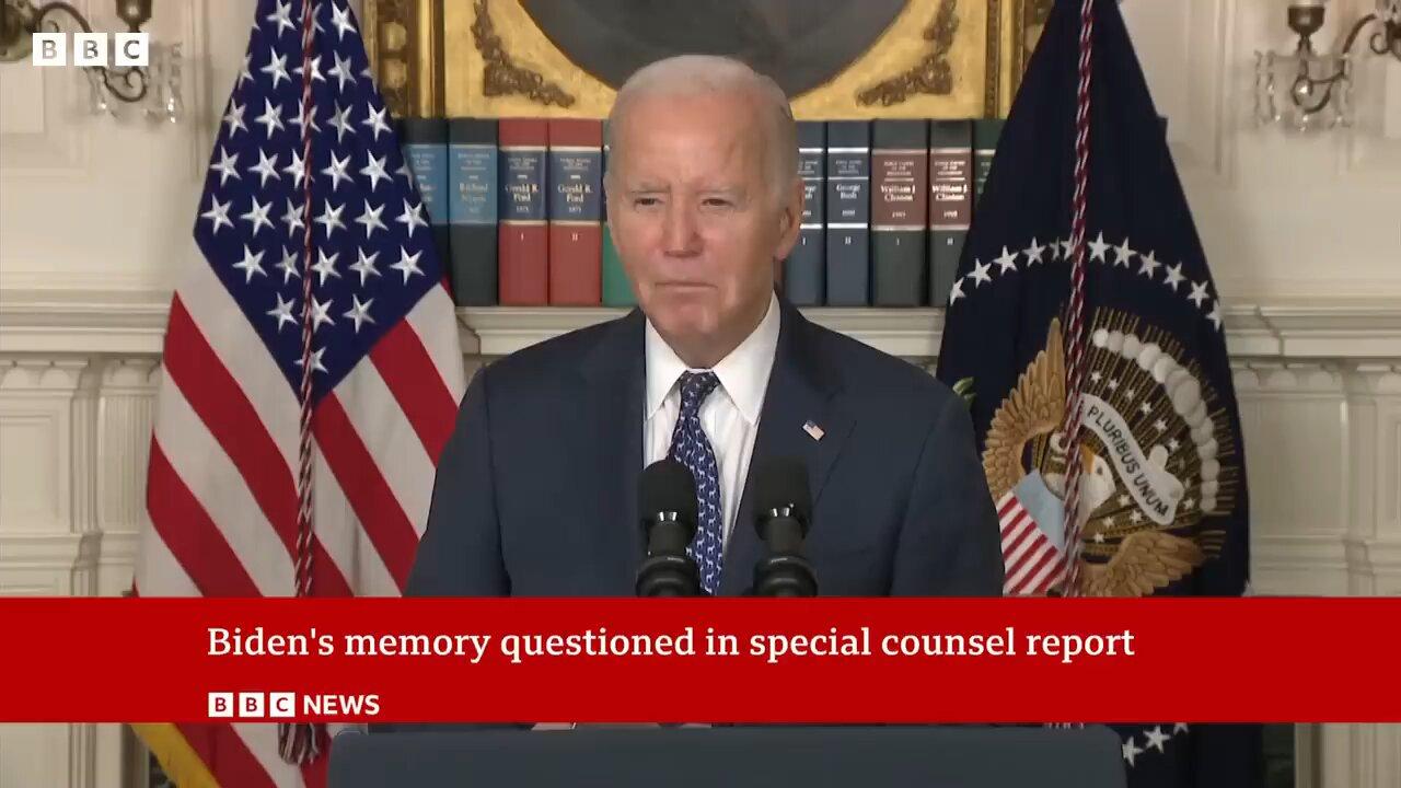 'My memory is fine' – US President Joe Biden hits back at special counsel | BBC News