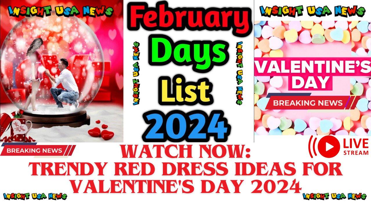 Trendy Red Dress Ideas for Valentine's Day 2024