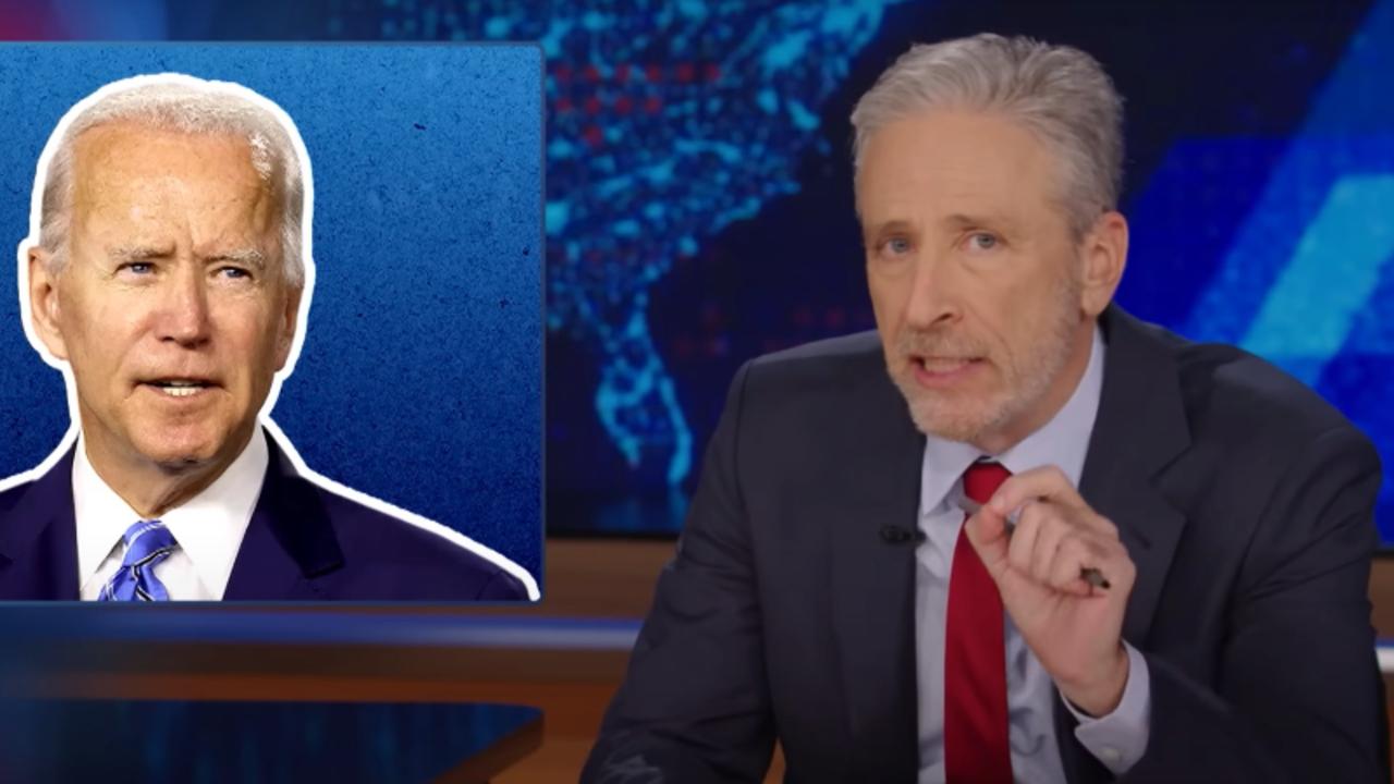 Liberals Not Happy With Jon Stewart Criticizing Joe Biden | THR News Video