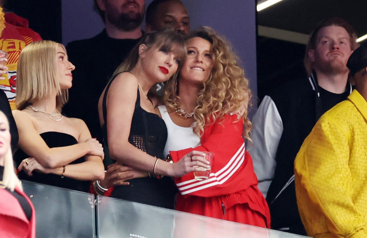 Taylor Swift’s viral drink chugging at the 2024 Super Bowl has been praised by her boyfriend and his brother