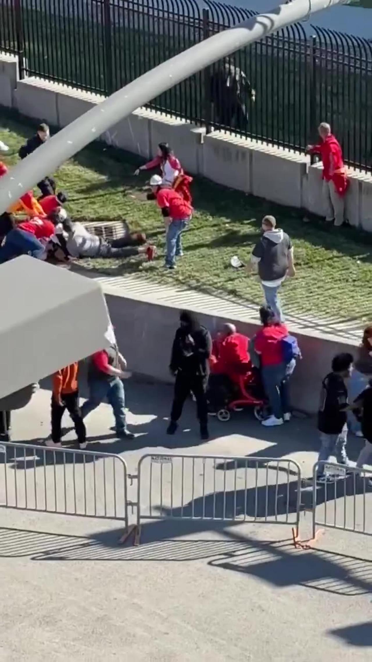 Video emerges of Kansas City fans tackling one of the shooters