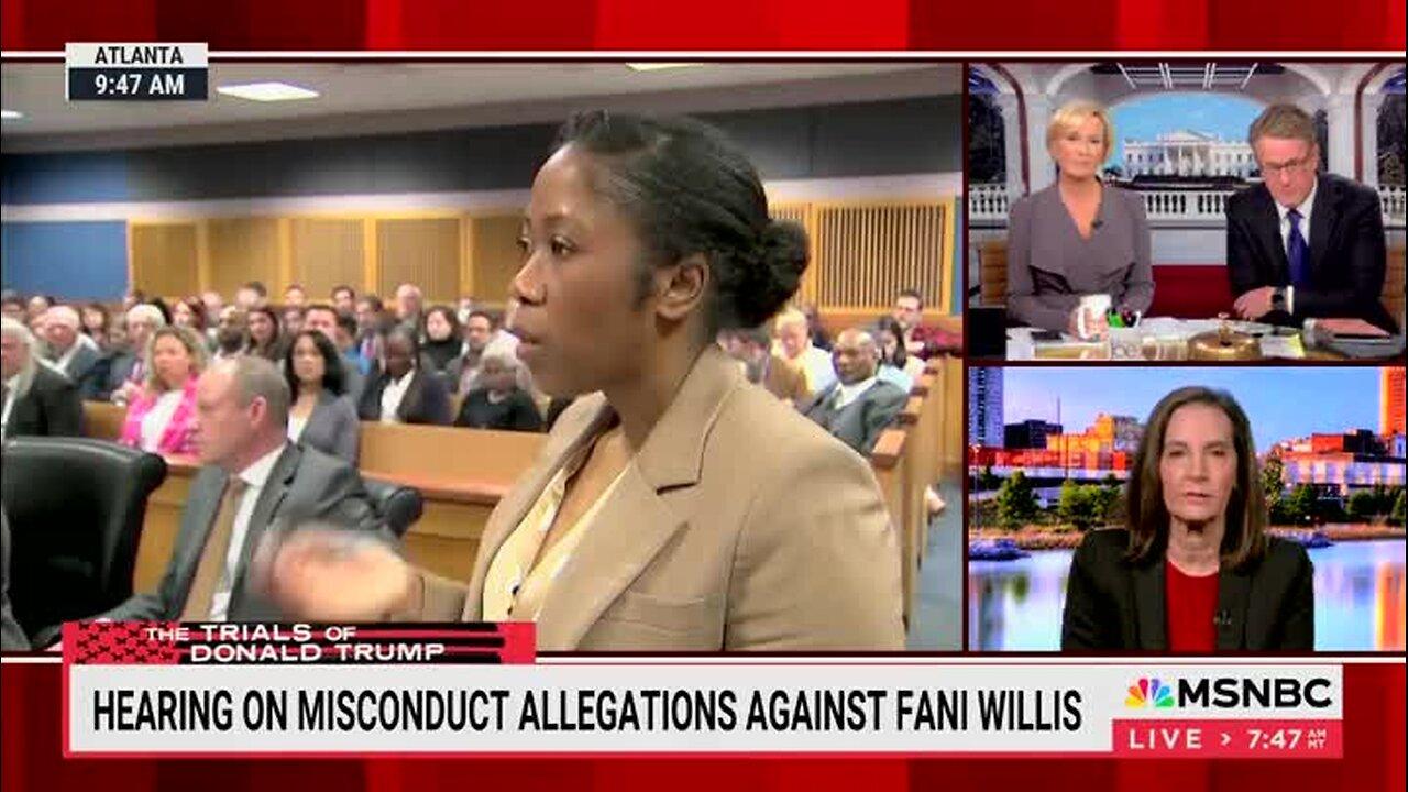 MSNBC’s Cevallos: If There Is a Strong Appearance of Impropriety Both Wade and Fani Willis Will Likely Be Disqualified
