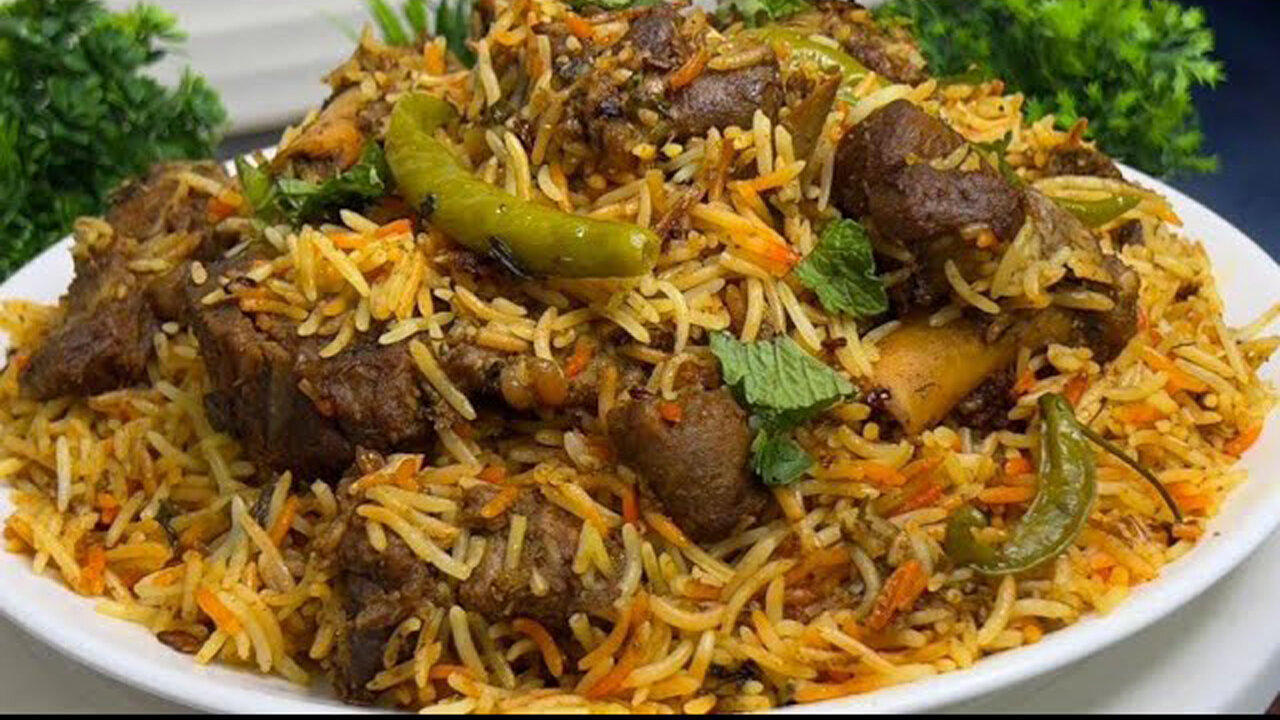 Traditional Mutton Biryani Recipe | World Famous Hyderabad Goat Biryani