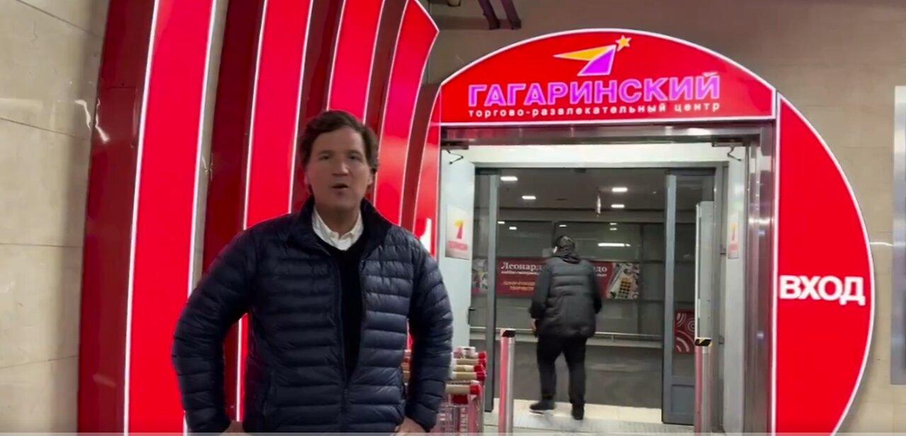 Tucker Carlson visited a grocery store in Moscow