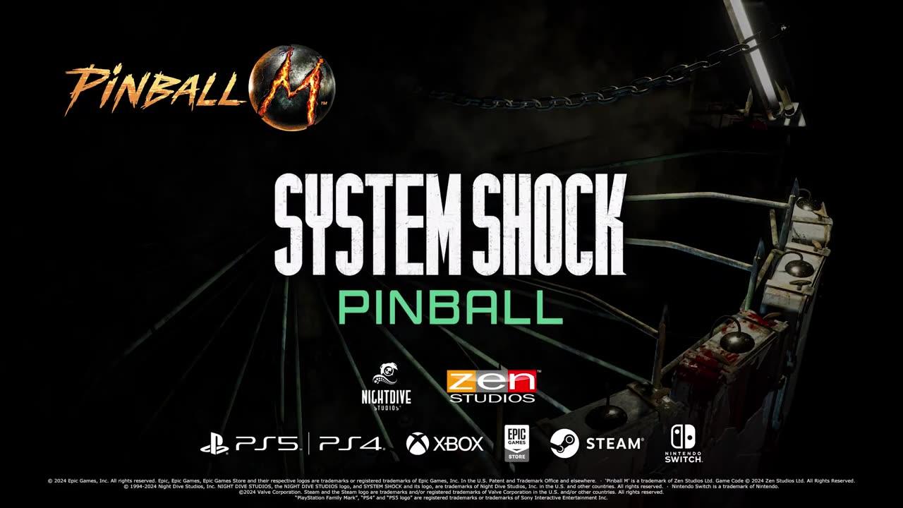 Pinball M - Official System Shock Launch Trailer