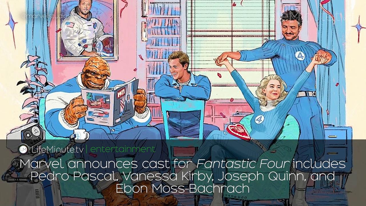 Marvel Reveals Fantastic Four Cast, Photos Released of Lady Gaga and Joaquin Phoenix in Joker: Folie à Deux, Shakira Reveals Co