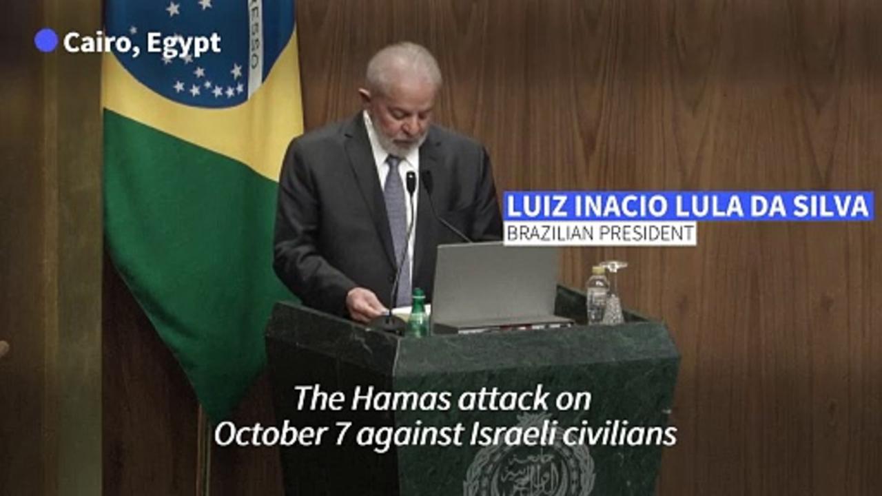 Brazil's Lula urges 'end to collective punishment' in Gaza