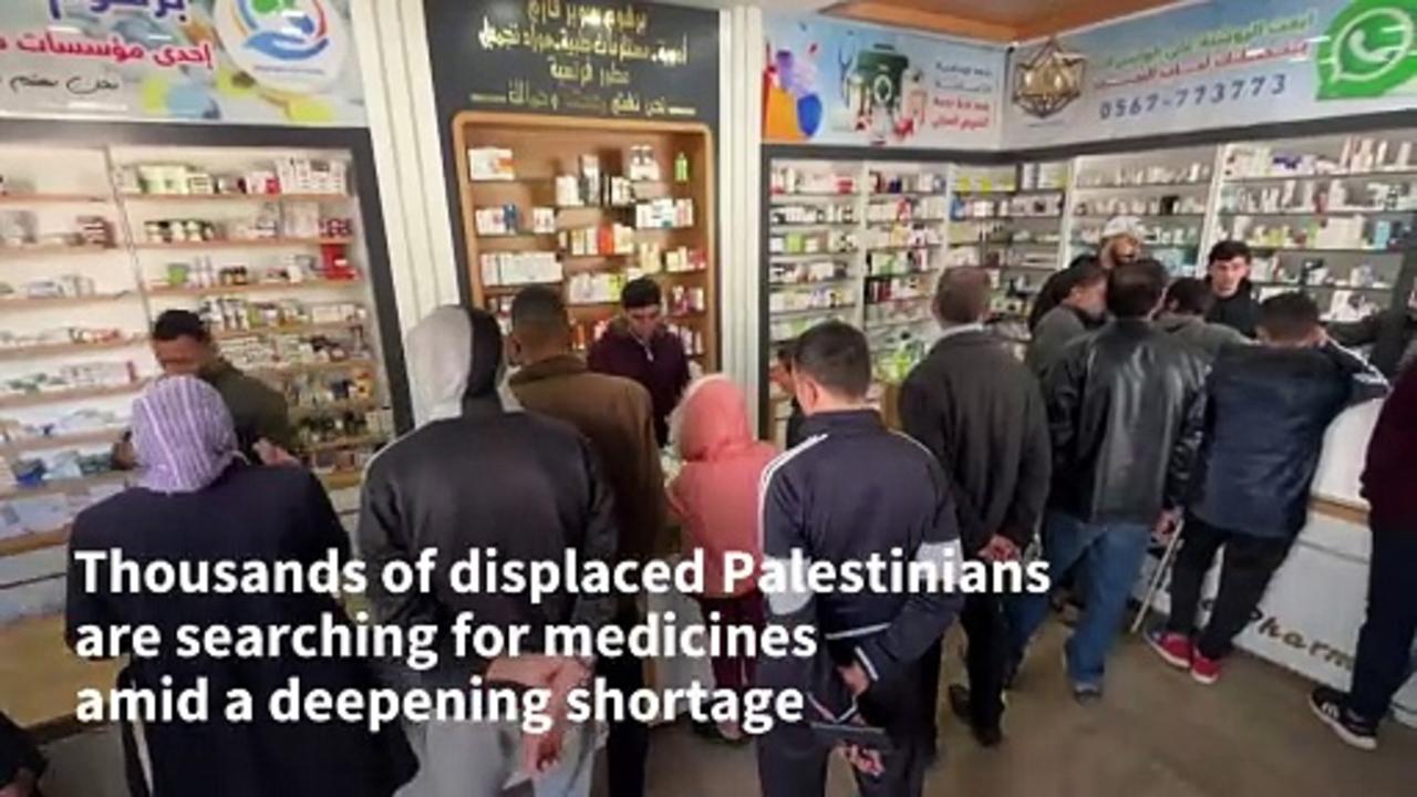 Wartime medicine shortage deepens Gazan suffering