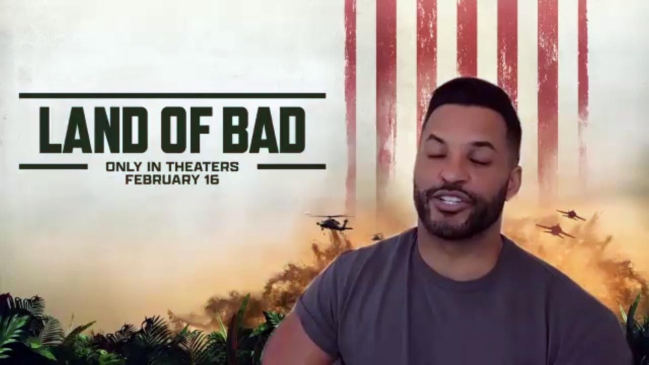 Actor RICKY WHITTLE, on working in LAND OF BAD