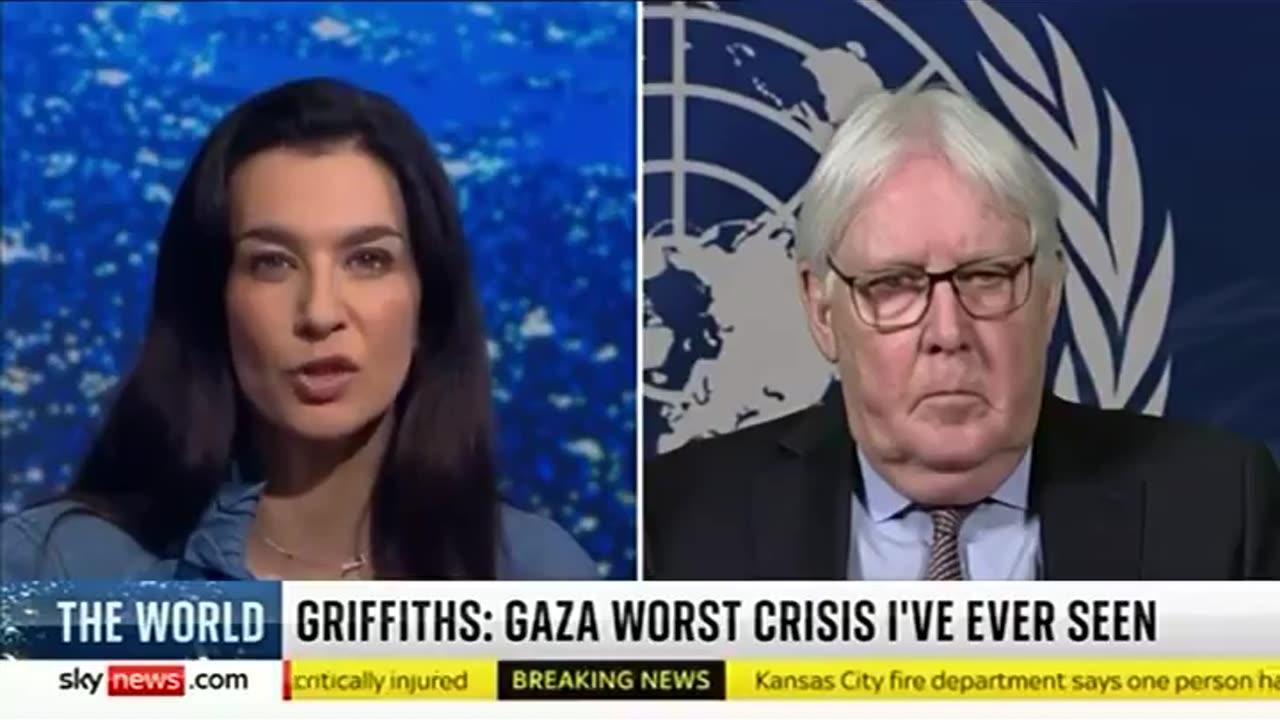 Watch What Morally Compromised Bureaucrat, UN Relief Chief Martin Griffiths, Says About Hamas