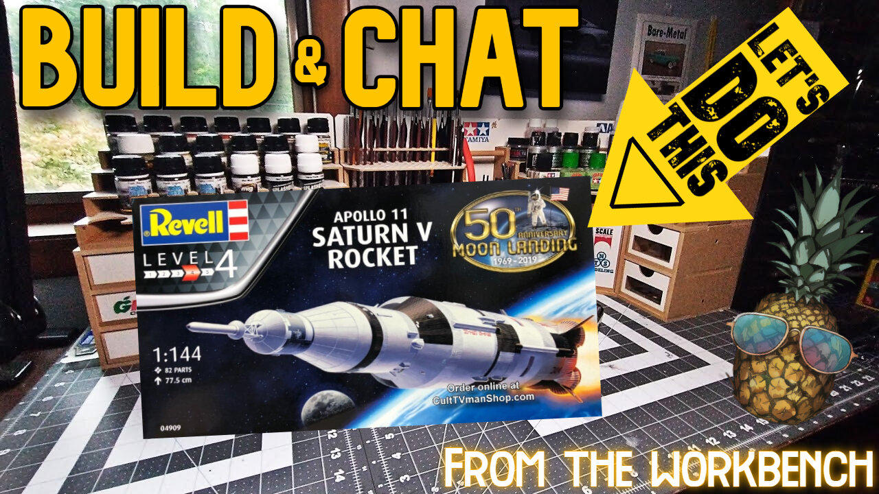Build & Chat Stream | Revell Lv.4 - 1/144 Apollo 11 Saturn V Rocket