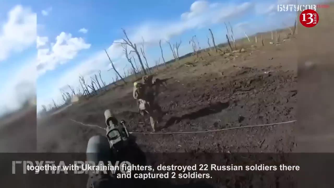 “F…..g Russians”- Footage of US, Canadian volunteers attacking Russians alongside Ukrainian fighters