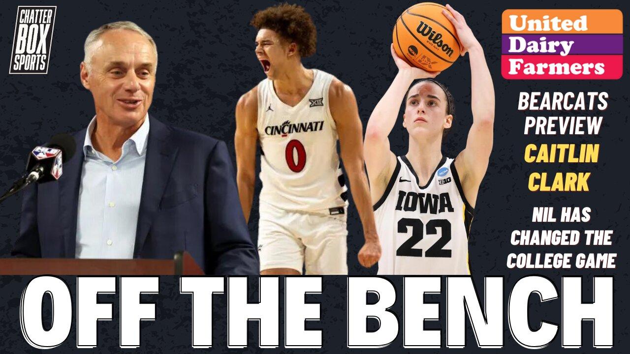 Bearcats Preview. Caitlin Clark. Rob Manfred. NIL Rant. Tiger Woods. Call ins | OTB presented by UDF
