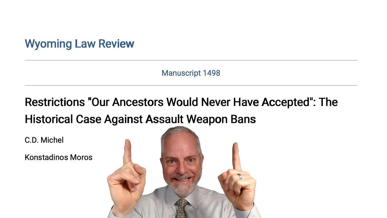 A Reading: "Gun Restrictions Our Ancestors Would Never Have Accepted"