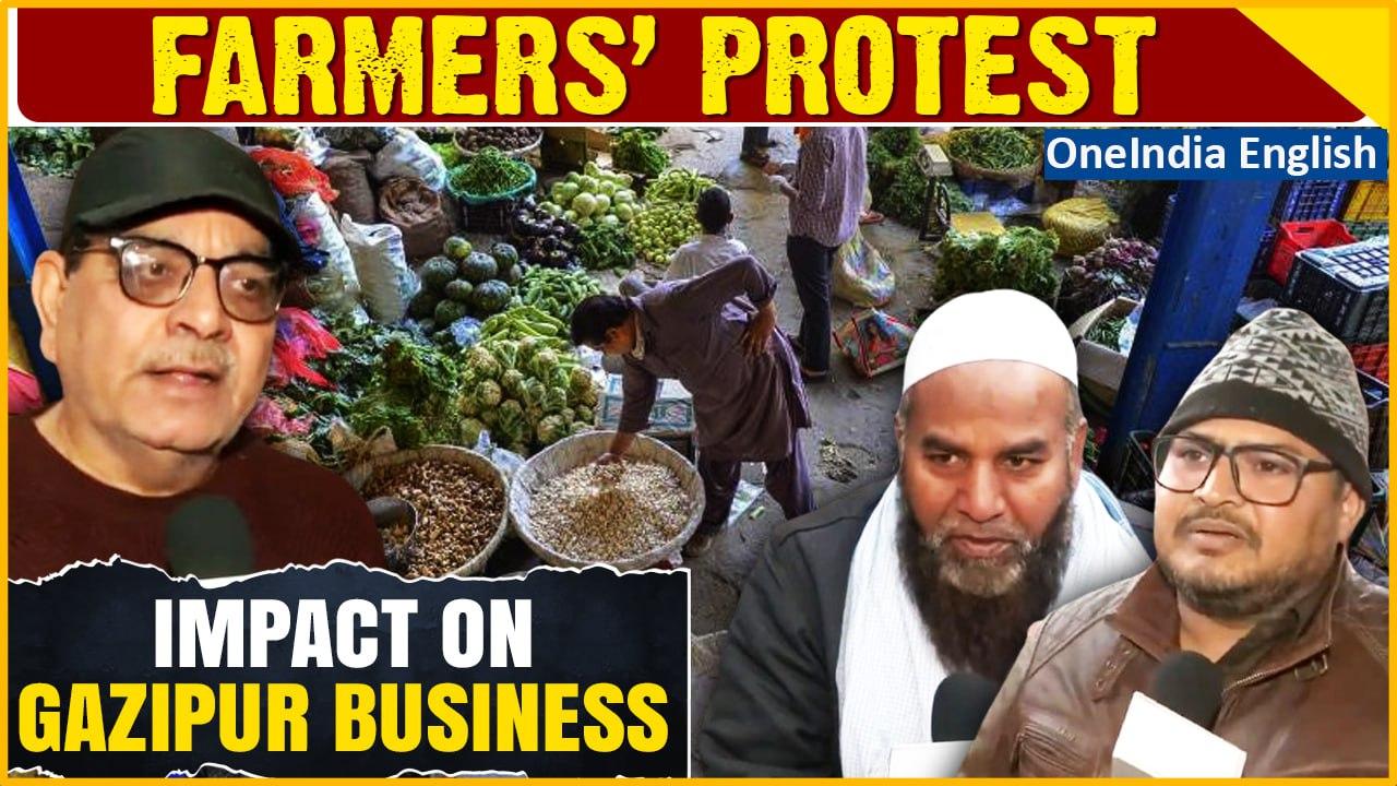 How the Farmers' Protest at Gazipur Border Impact Local Businesses | Insights & Reactions | Oneindia