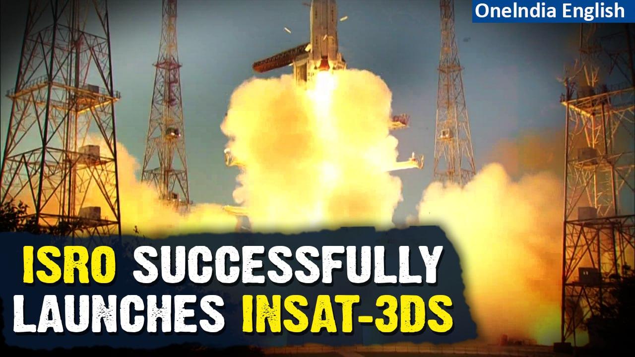 ISRO's weather satellite INSAT-3DS lifts off from Andhra's Sriharikota; launch successful | Oneindia