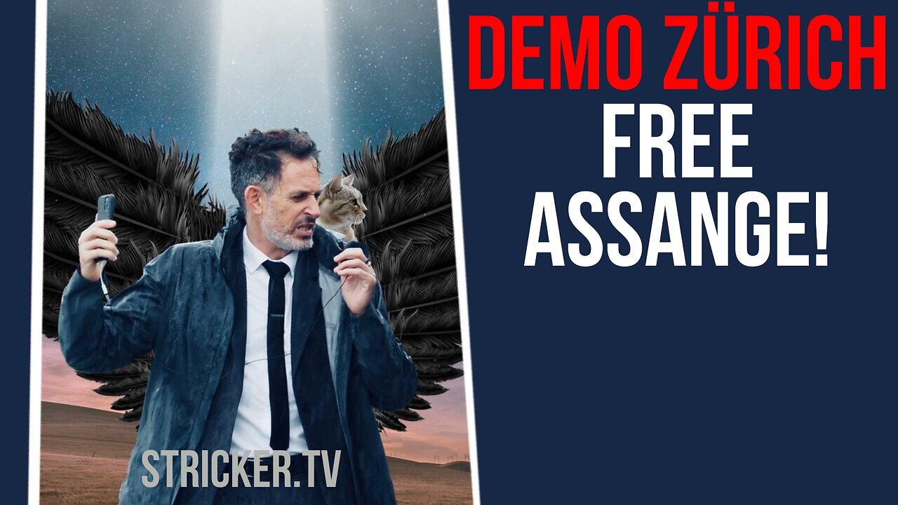 DEMO ZÜRICH LIVE STREAM - Free Assange (live ab ca. 14:30h)