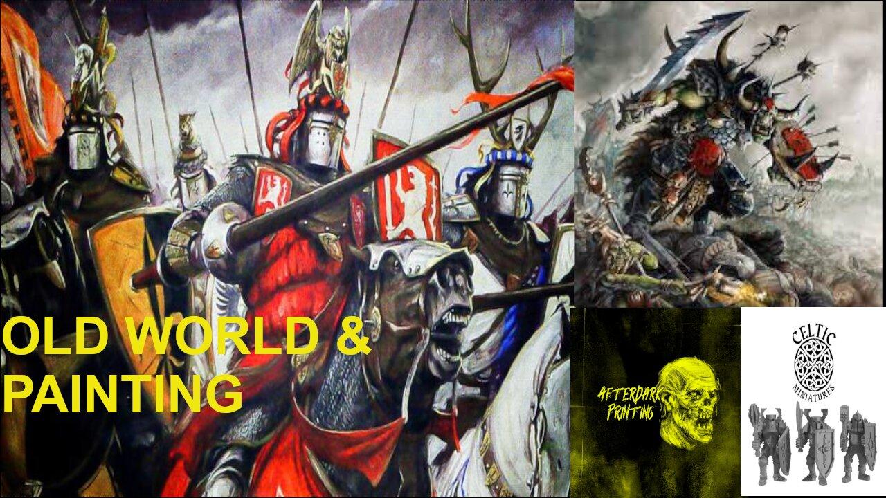 ANGRY TABLETOP NERD HANGOUT EP:3 PAINTING BRETONNIAN PEGASUS KNIGHTS AND MORE