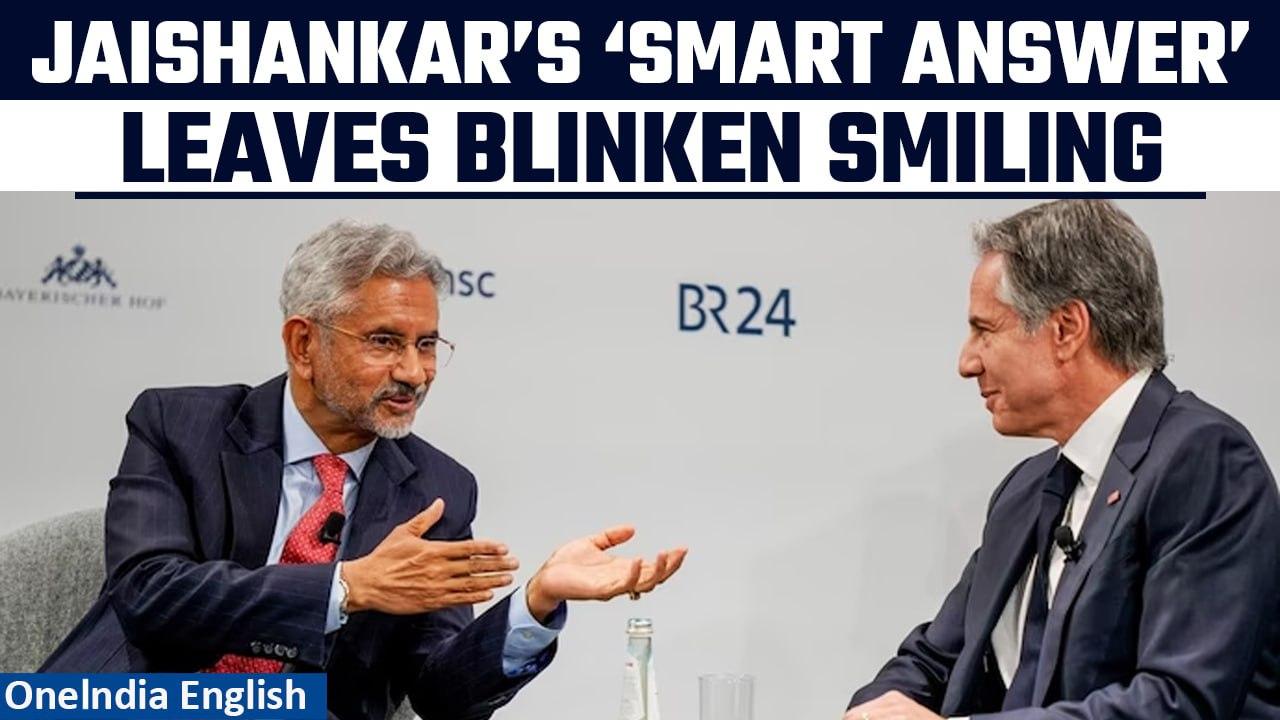 S Jaishankar's ‘Smart’ Reply on India-Russia Relations Leaves Blinken Smiling in Munich| Oneindia