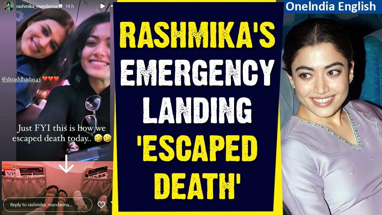 Rashmika Mandanna 'Escaped Death' As Flight Makes Emergency Landing | Oneindia News