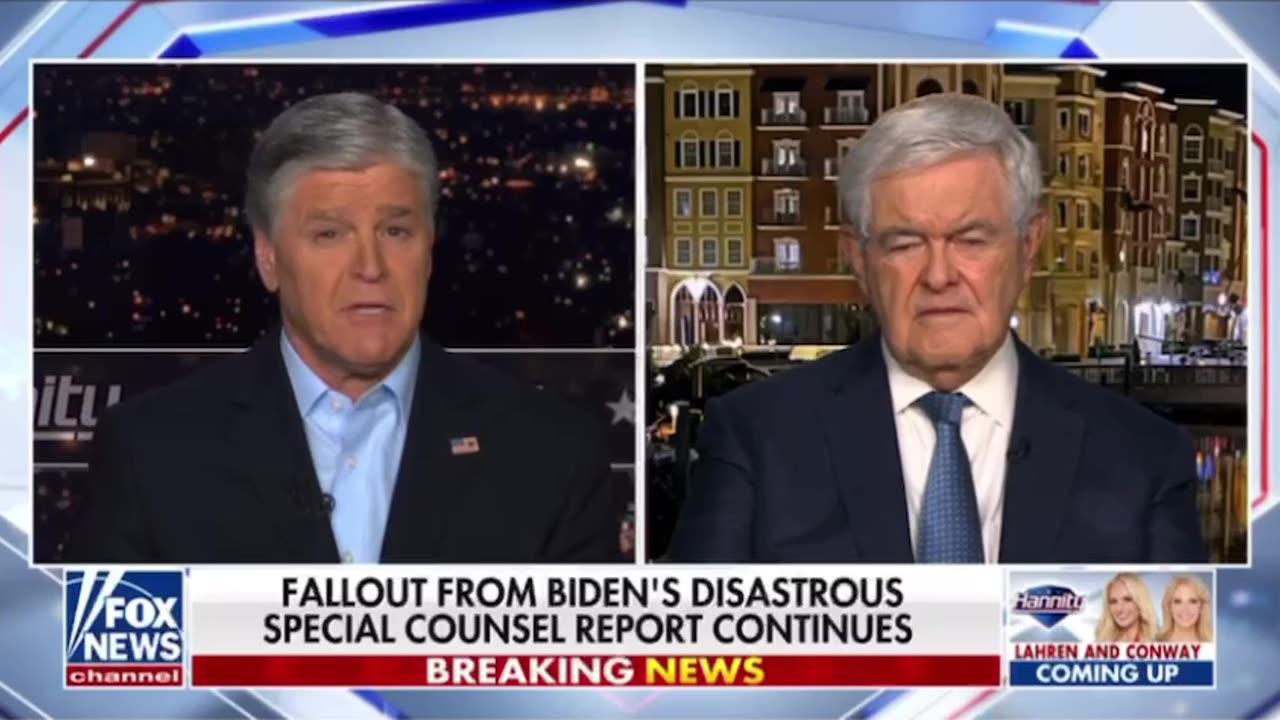 Sean Hannity - Newt Gingrich - Biden Special Counsel