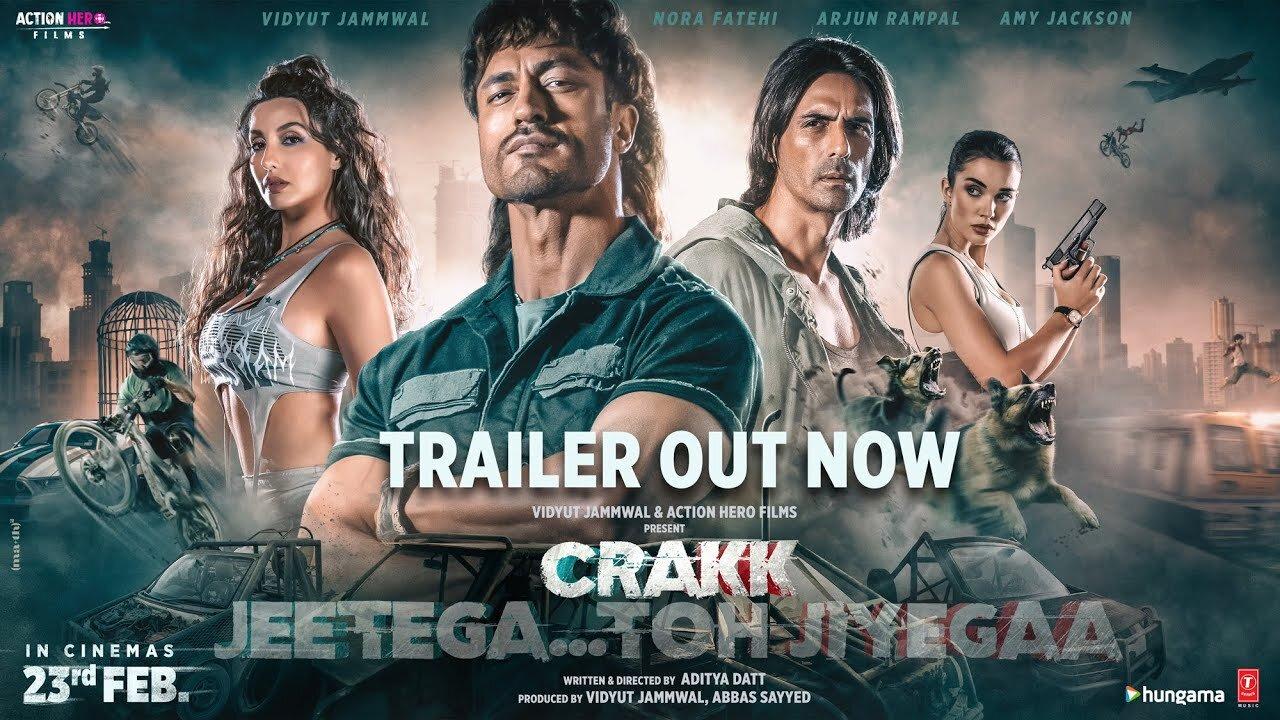 Crakk - Jeetegaa Toh Jiyegaa | Official Trailer | Vidyut Jammwal Arjun R Nora F | Aditya D | Amy J