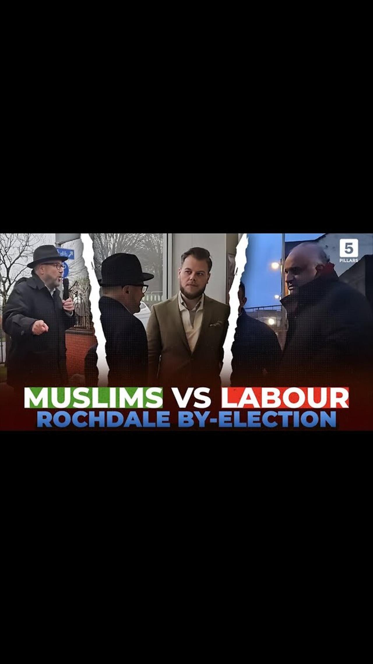 Grooming gang capital Rochdale election descendss into a circus