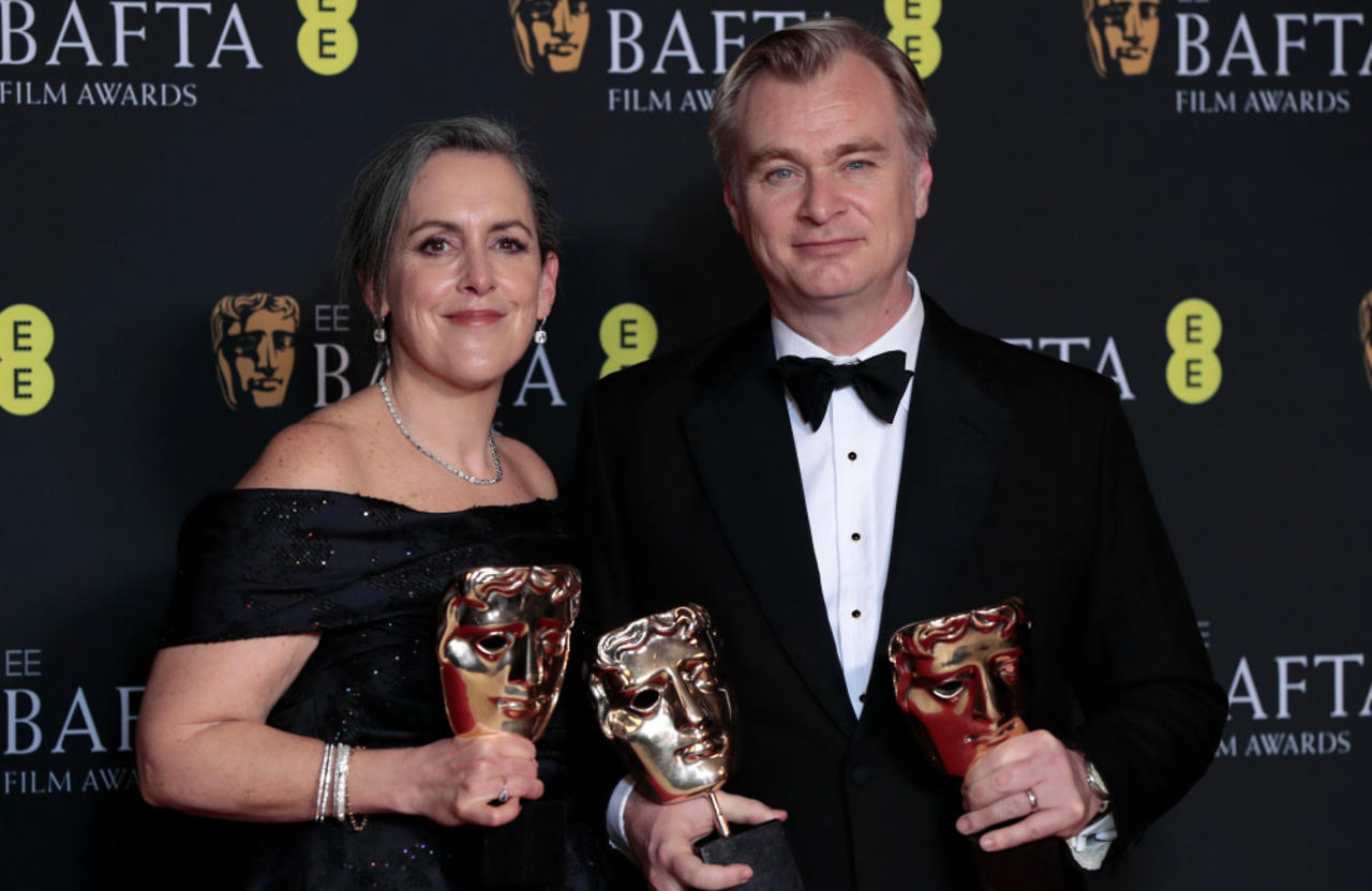 Christopher Nolan has won the Director BAFTA for his atomic bomb saga 'Oppenheimer'