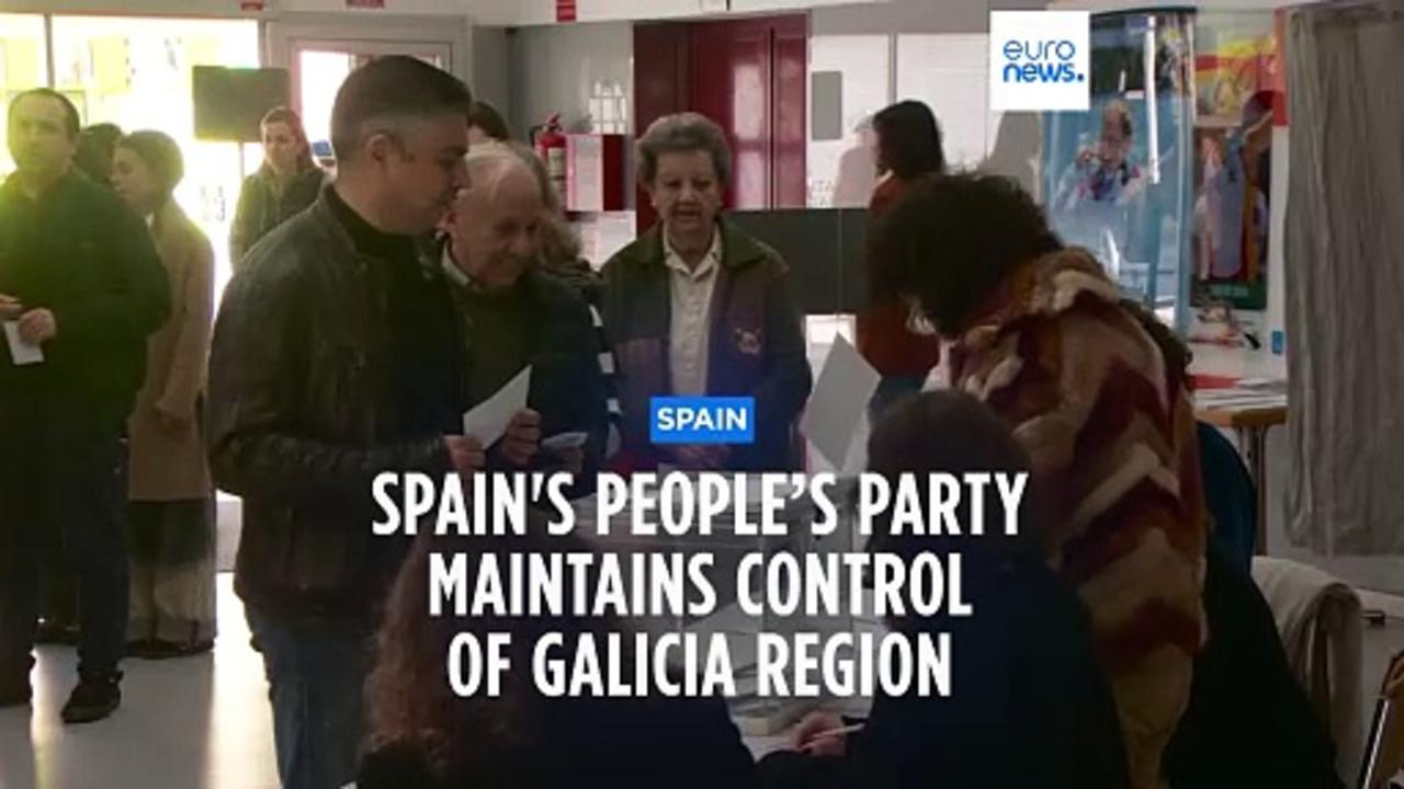 Spain's conservative People's Party win in Galicia regional elections