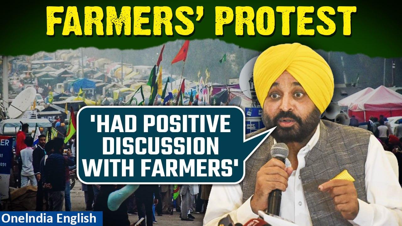 Farmers' Protest: Punjab CM Bhagwant Mann Demands MSP Guarantee for Pulses Purchase | Oneindia News